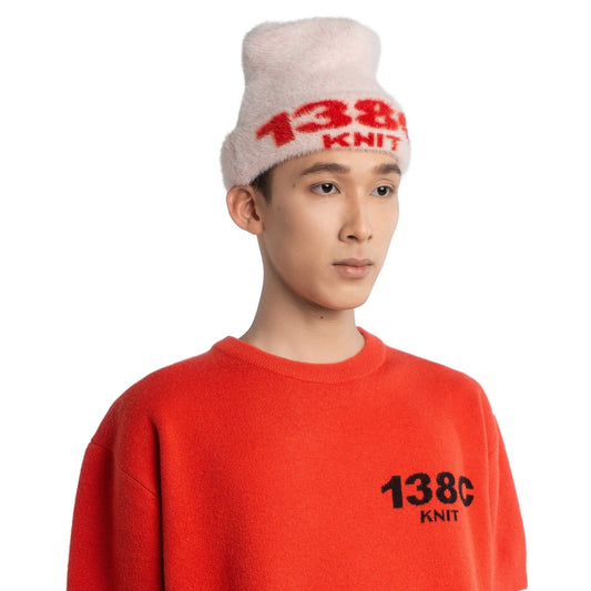 138C GALLERY/ SWEETSOP LOVE KNIT FUZZY BEANIE