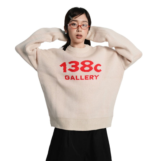 138C GALLERY/ SWEETSOP LOVE KNIT SWEATER