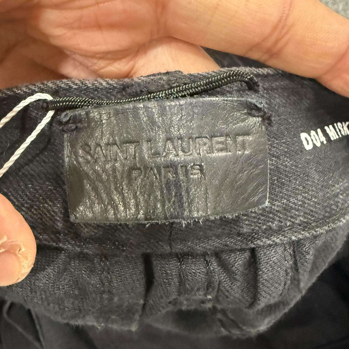 FW16 Saint Laurent x Hedi Slimane D04 Double Zipper Denim