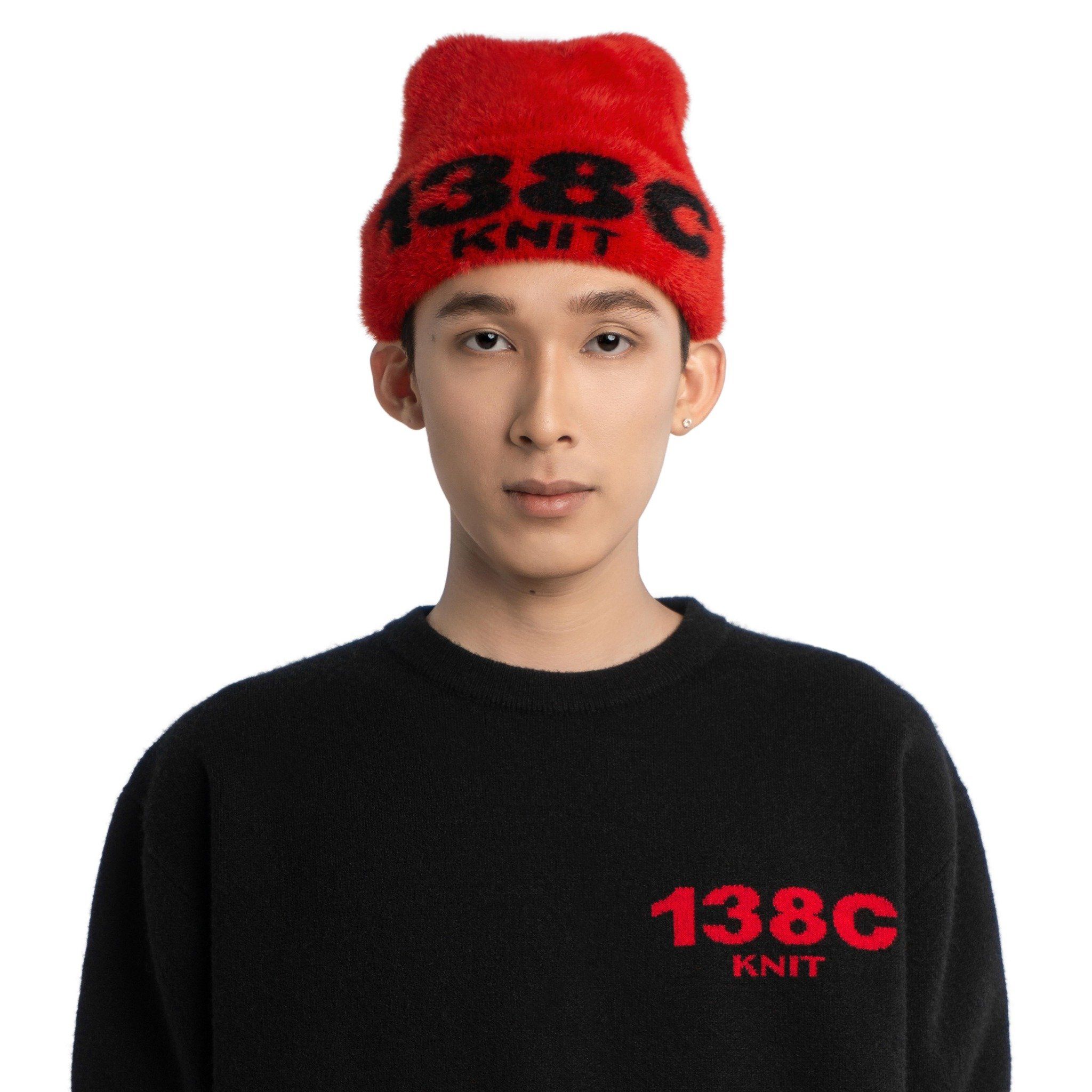 138C GALLERY / BURNING LOVE KNIT FUZZY BEANIE