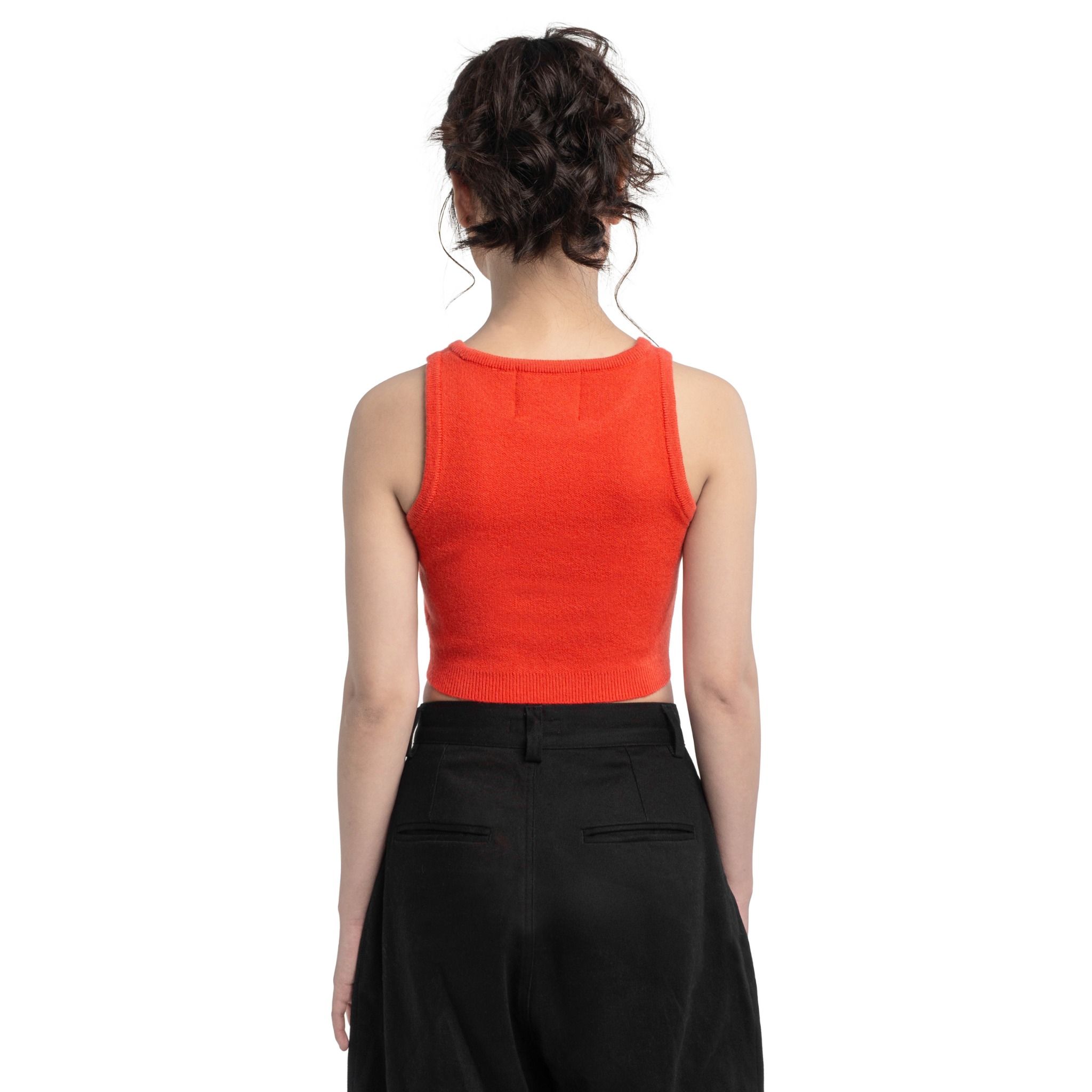 138C GALLERY / PASSIONATE LOVE KNIT CROPTOP