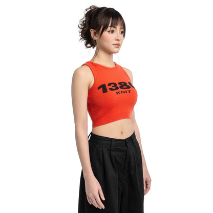 138C GALLERY / PASSIONATE LOVE KNIT CROPTOP