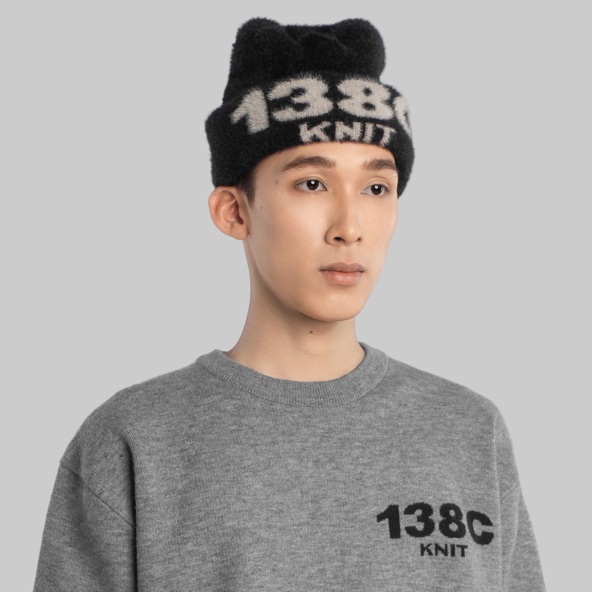 138C GALLERY / APOCALYPSE LOVE KNIT FUZZY BEANIE