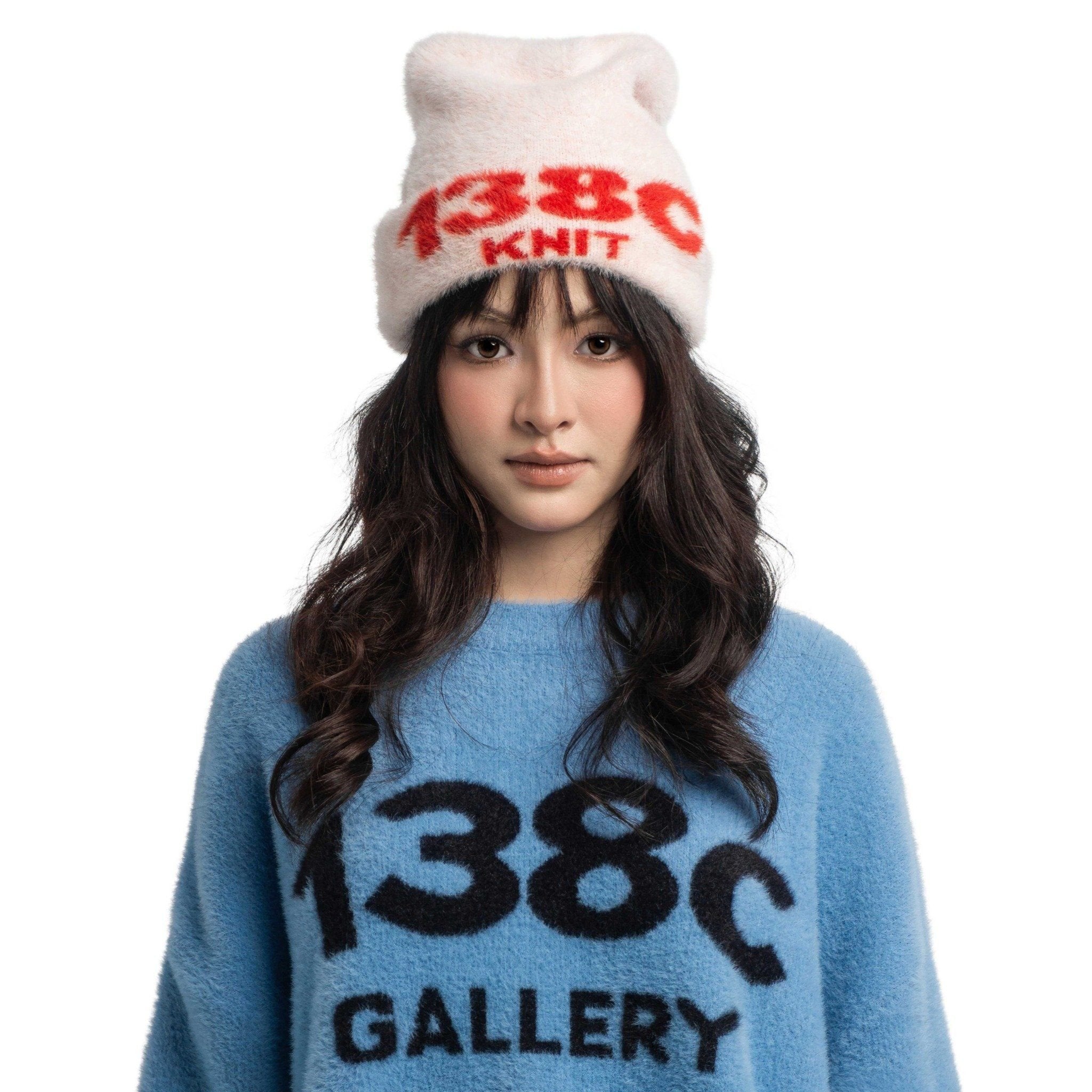 138C GALLERY / SWEETSOP LOVE KNIT FUZZY BEANIE