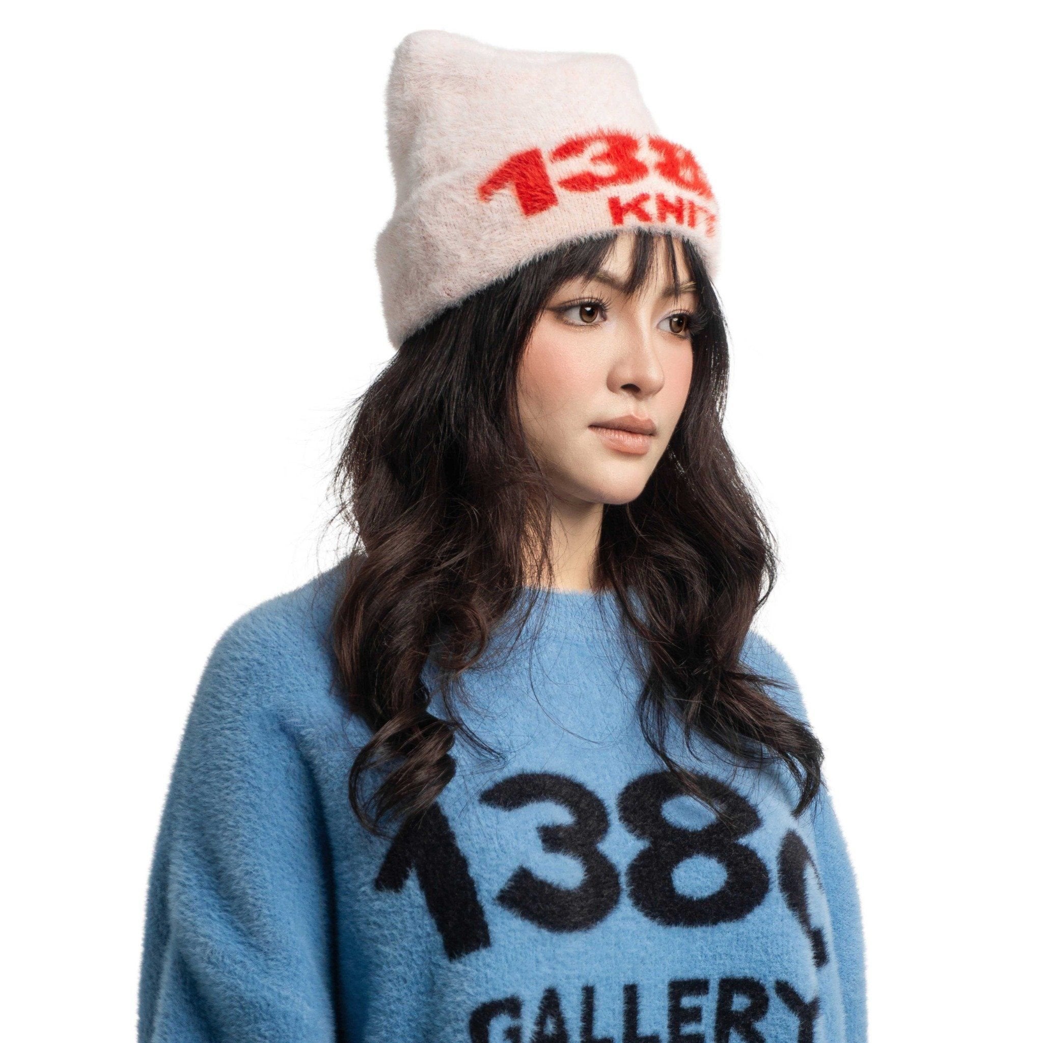 138C GALLERY / SWEETSOP LOVE KNIT FUZZY BEANIE