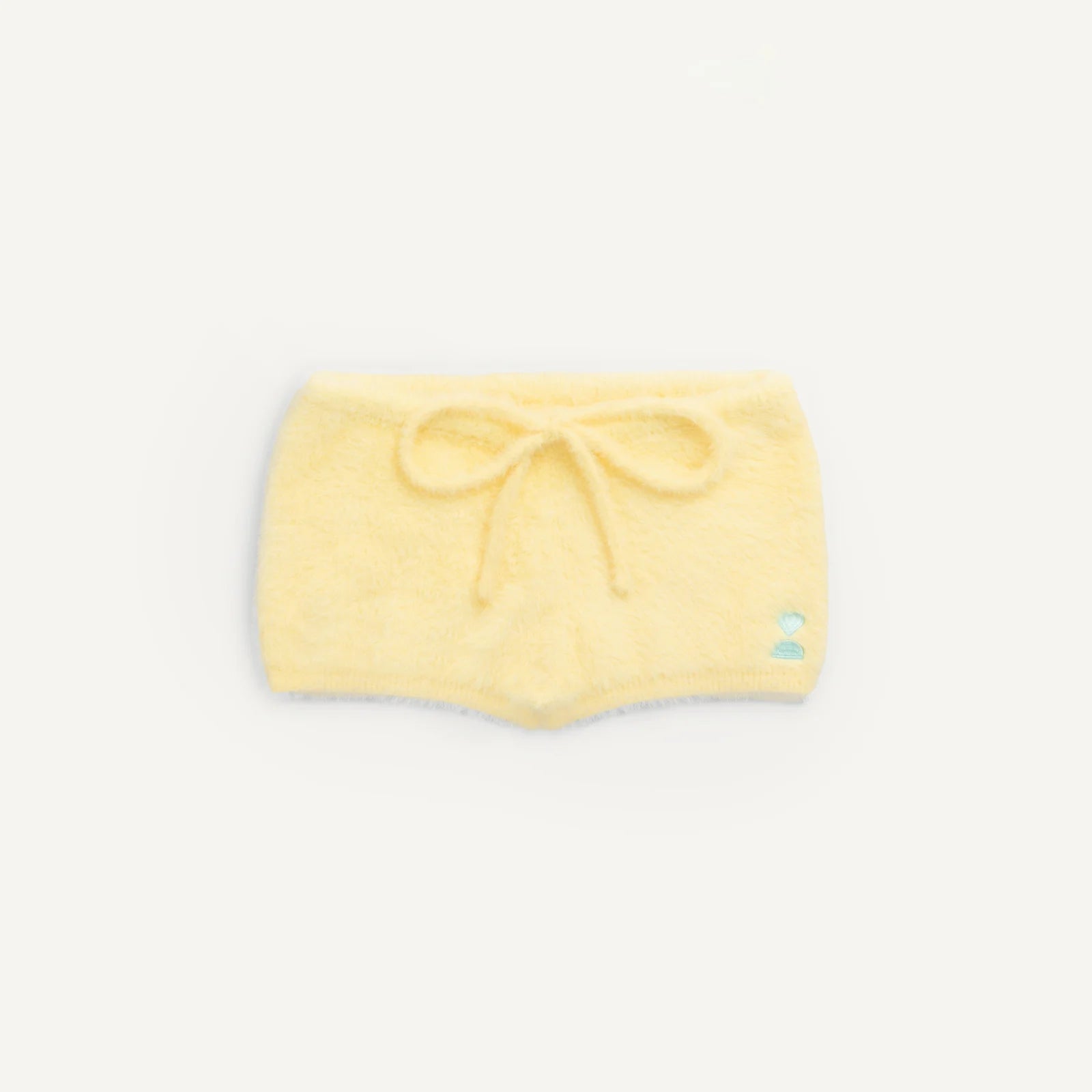 Love User Fuzzy Knit Croptop Shorts