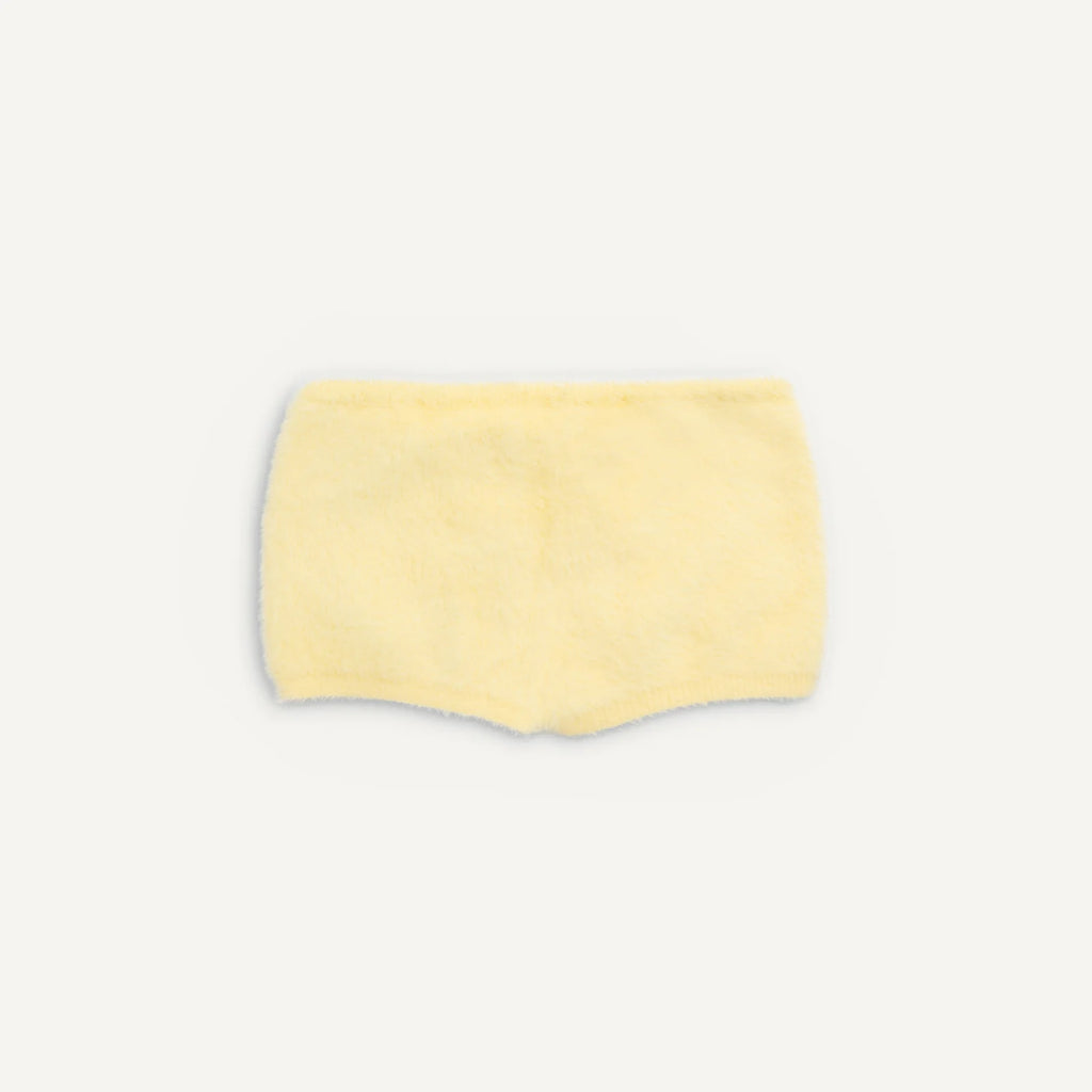 Love User Fuzzy Knit Croptop Shorts