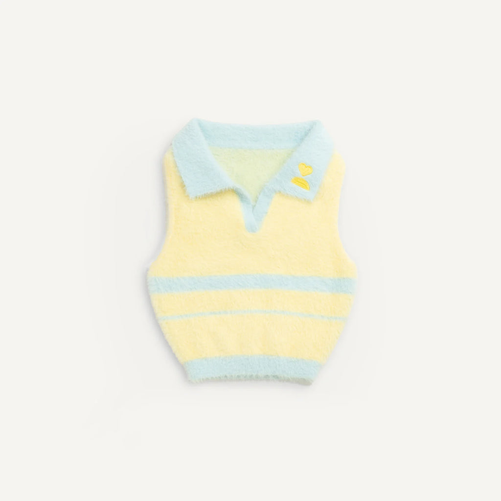 Love User Fuzzy Knit Croptop