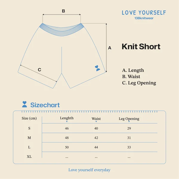 Love User Knit Short