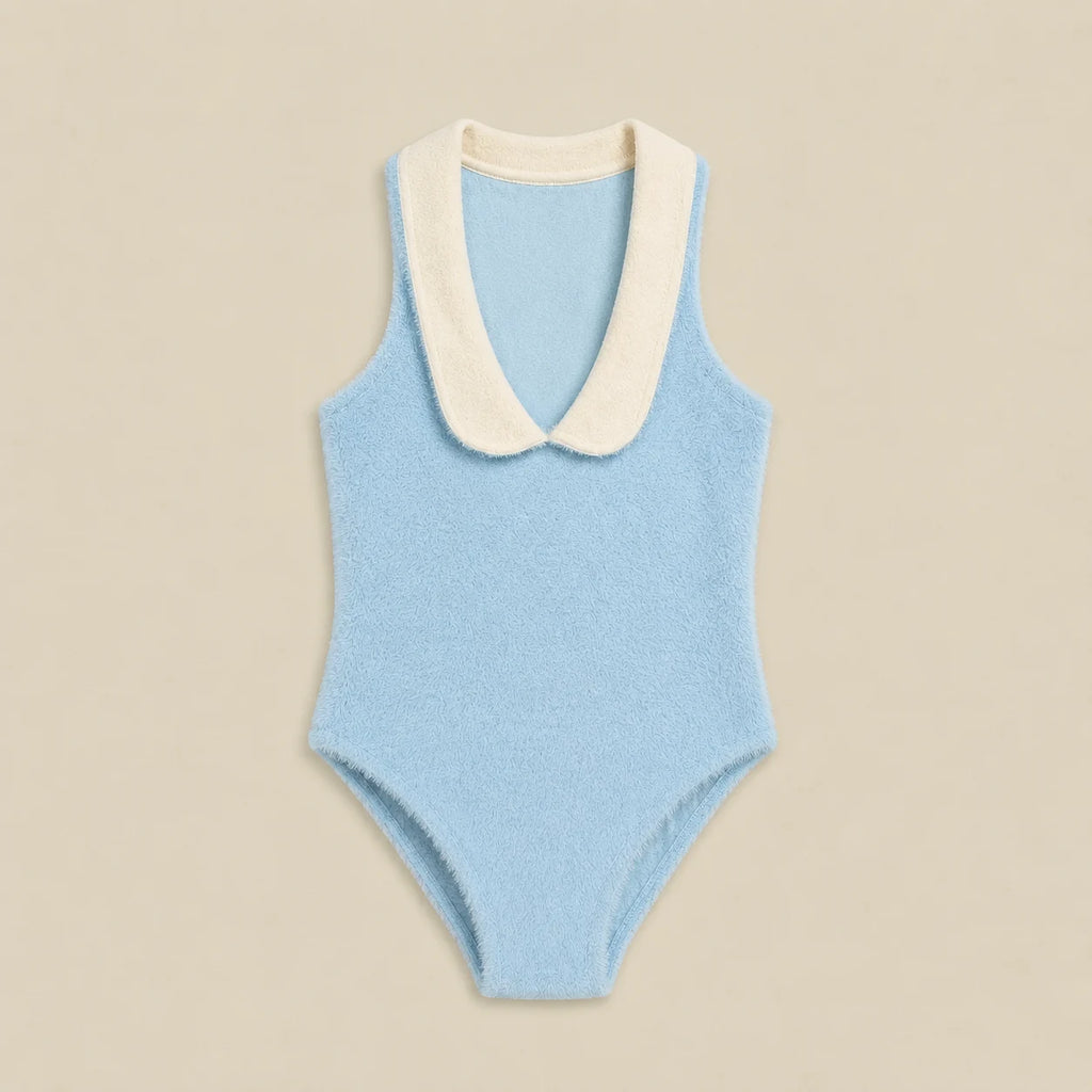 Love User Fuzzy Knit Bodysuit