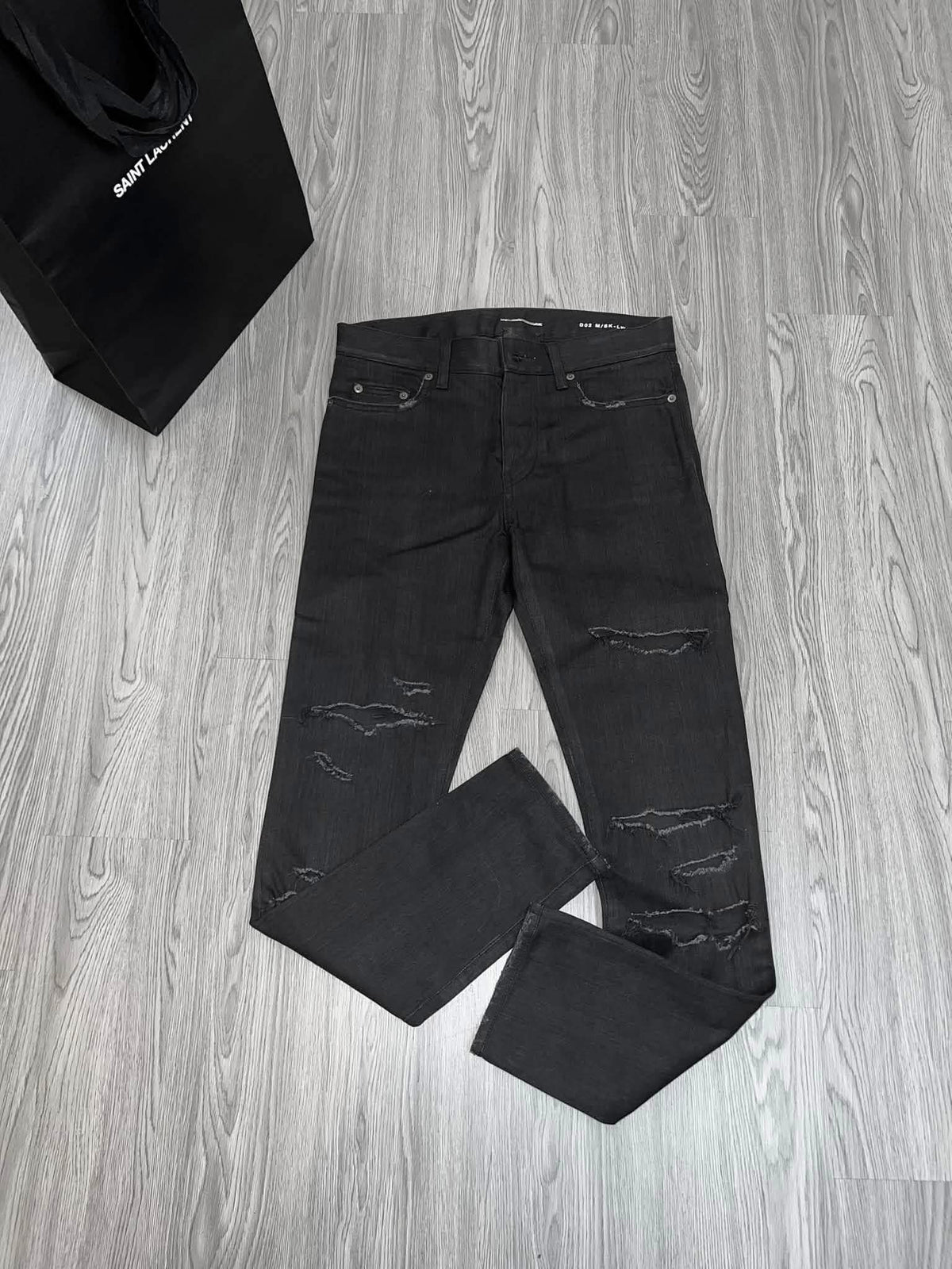 FW15 Saint Laurent x Hedi Slimane Ripped Jeans - 29