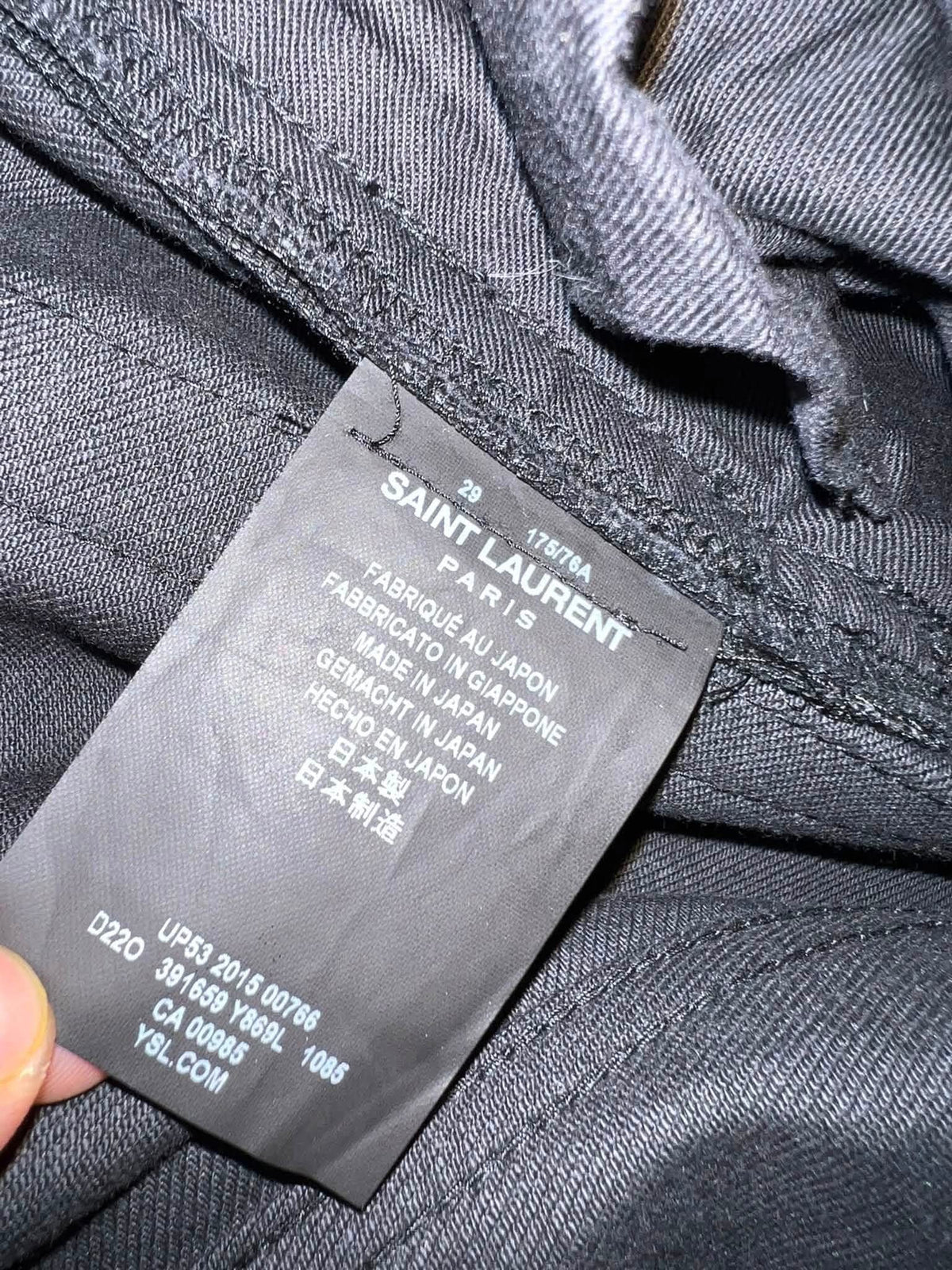 FW15 Saint Laurent x Hedi Slimane Ripped Jeans - 29