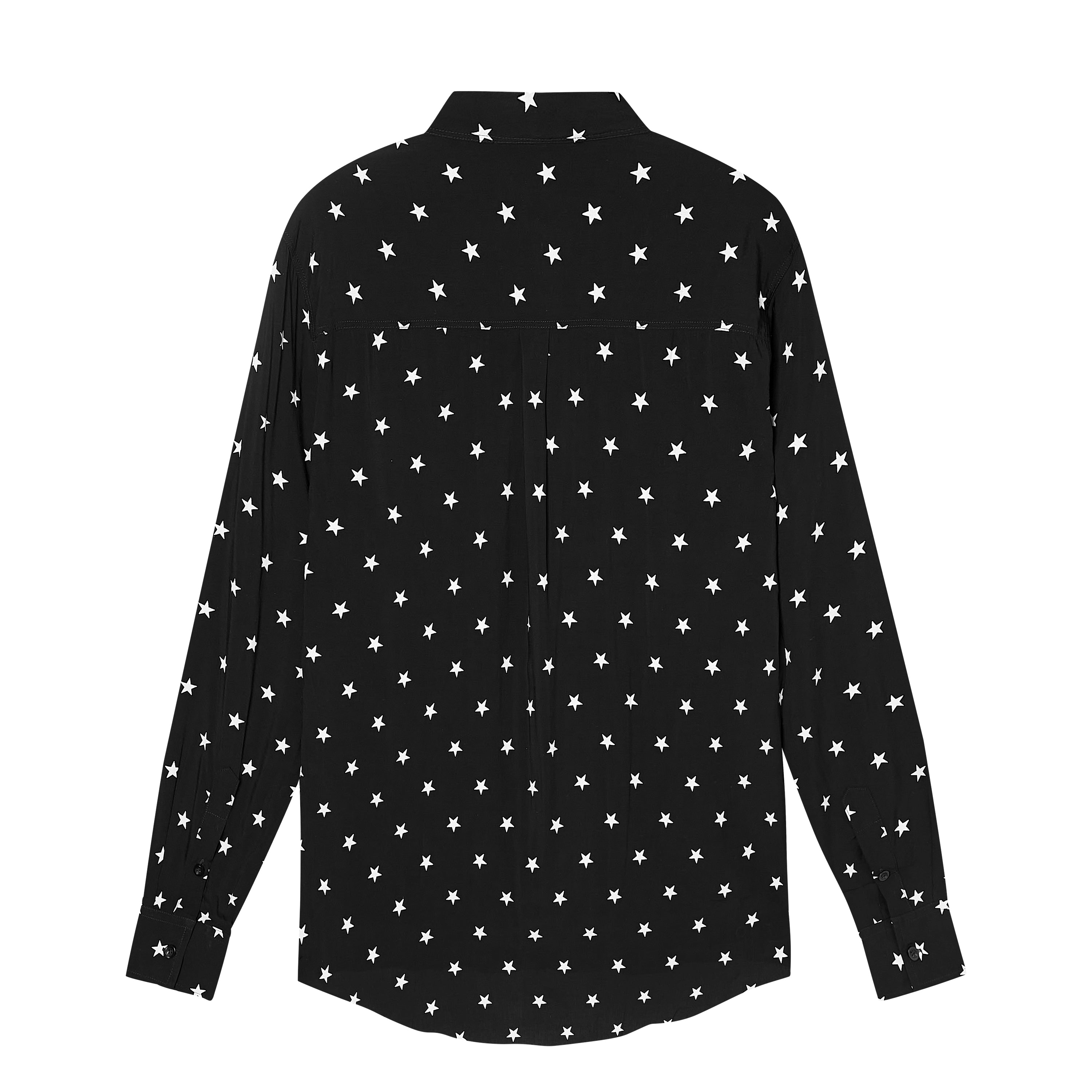 Velender Vermont Icon Star Linen Shirt - Black