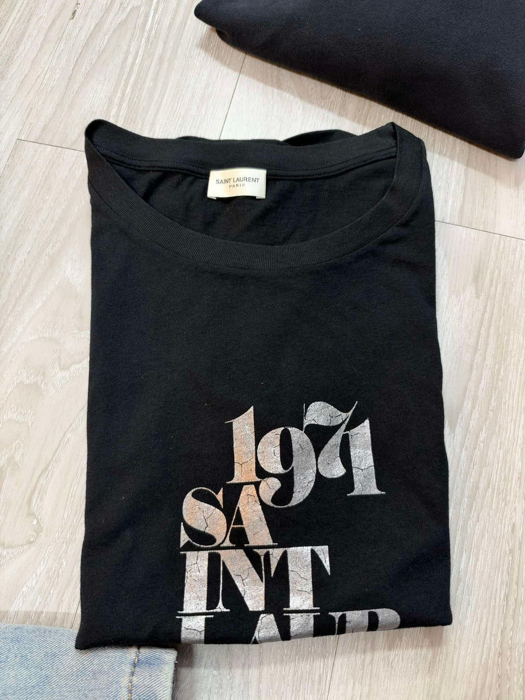 FW18 Saint Laurent 1971 Graphic Tee - S