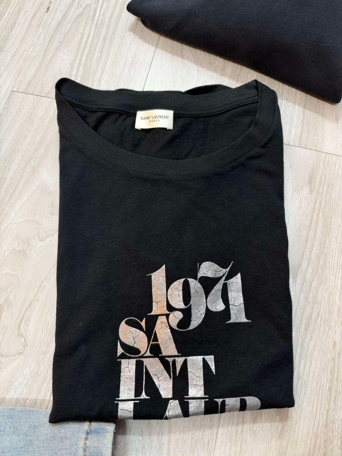 FW18 Saint Laurent 1971 Graphic Tee - S