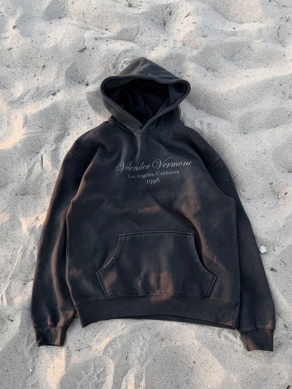 Velender Vermont LA 1996 Hoodie - Ash Black