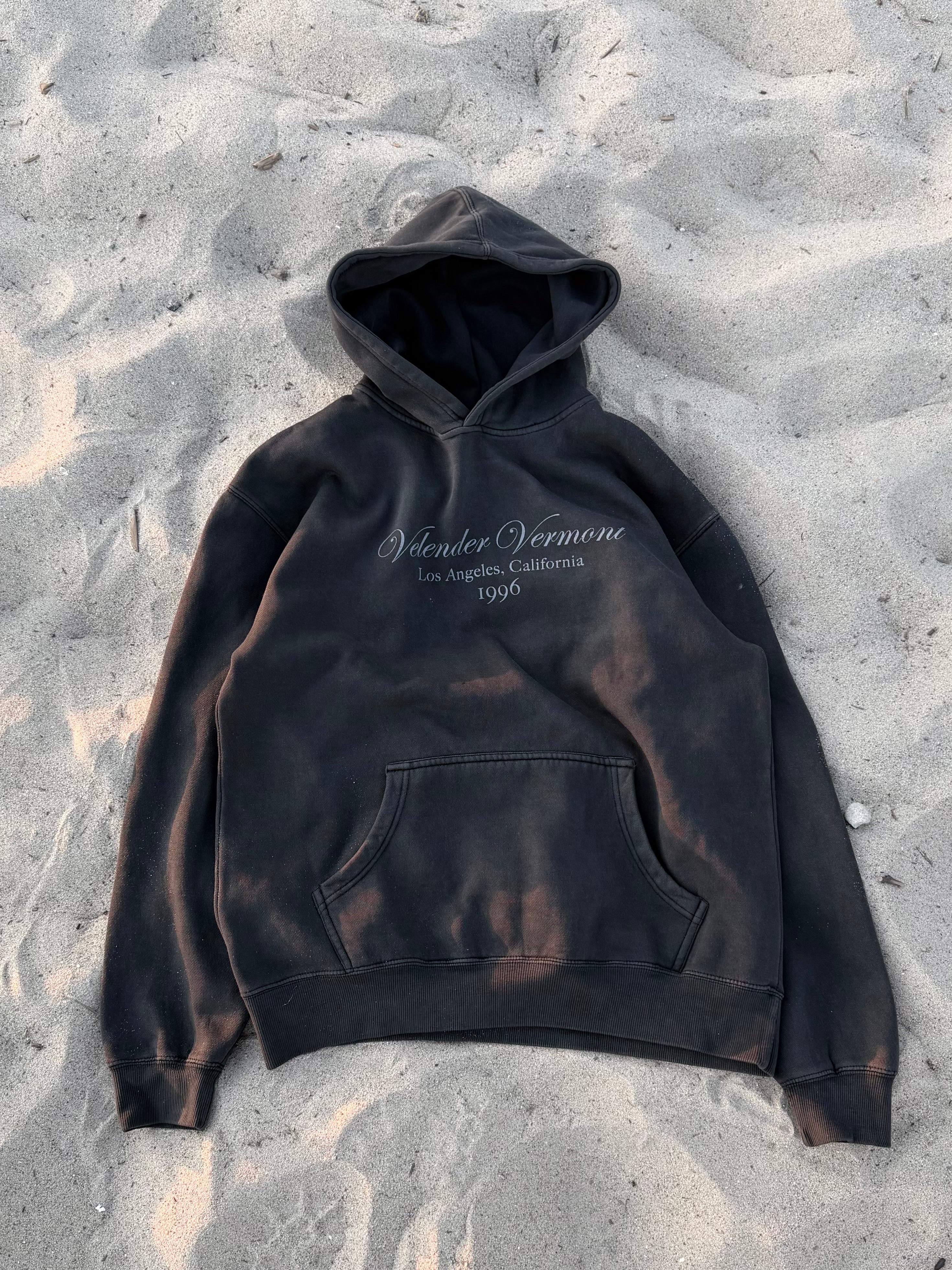 Velender Vermont LA 1996 Ash Black Hoodie