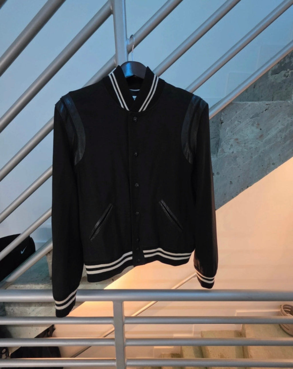 FW15 Saint Laurent x Hedi Slimane Black Teddy - IT52