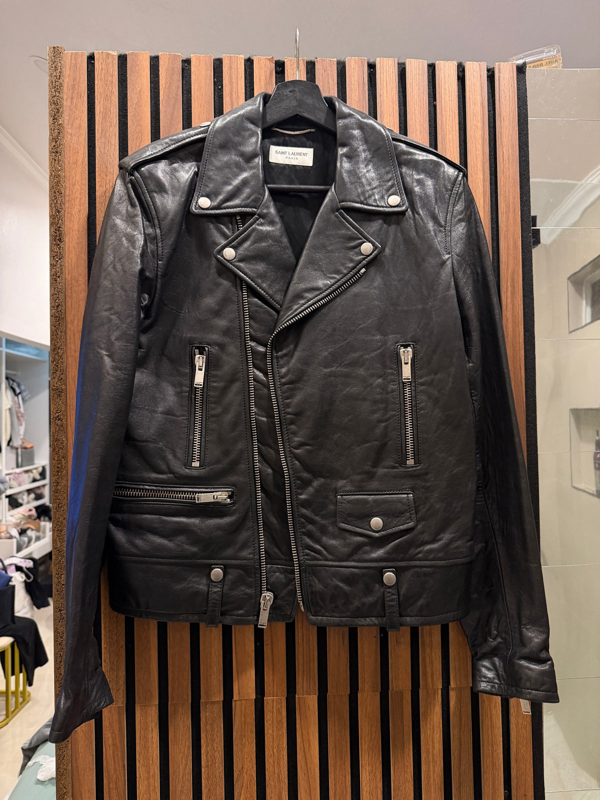 FW19 Saint Laurent L01 Leather Jacket - 46