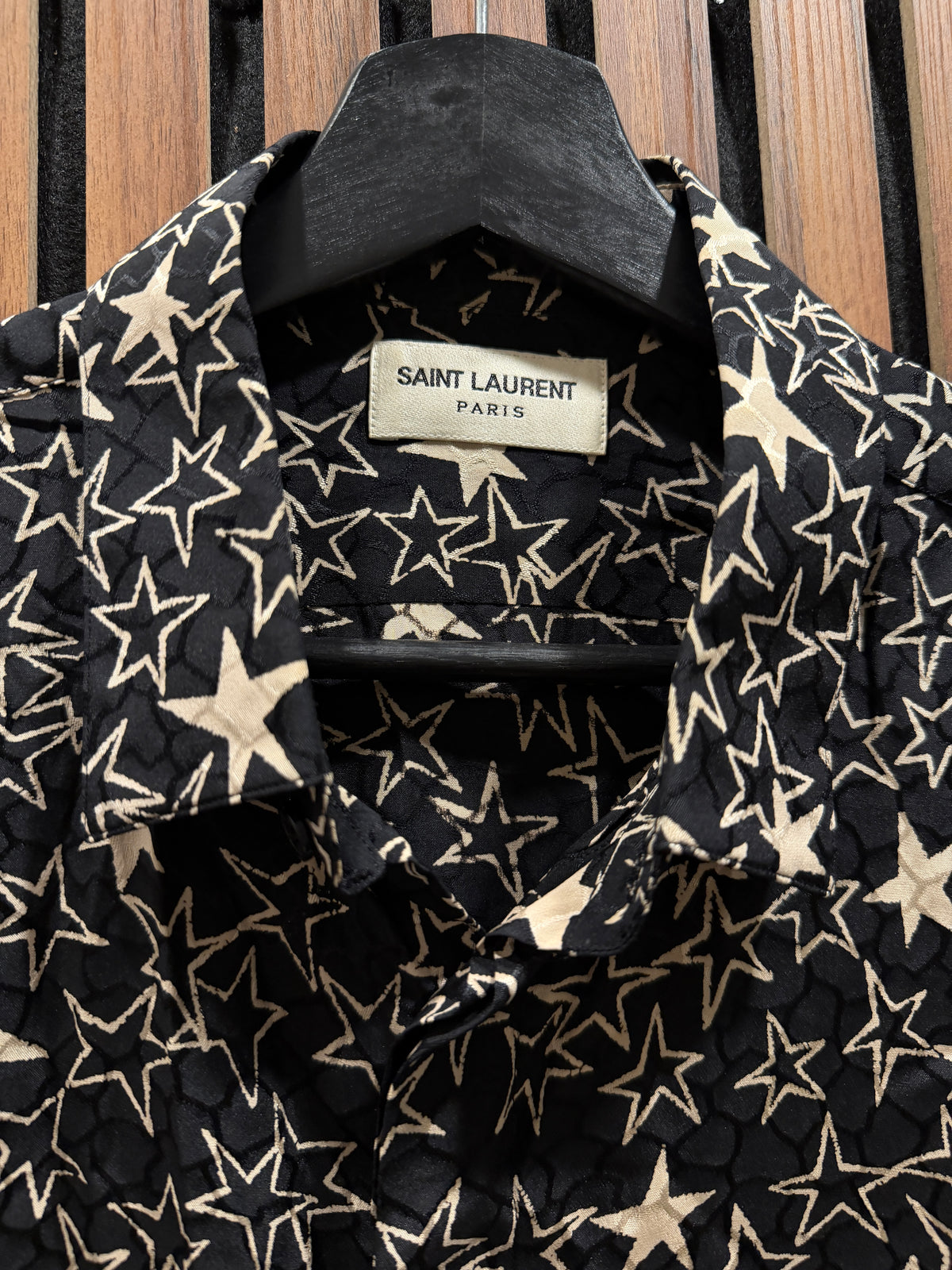 Saint Laurent Star Printed Viscose Shirt - 41