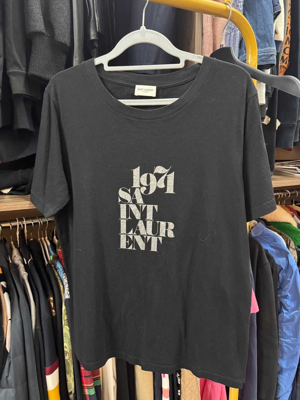 FW18 Saint Laurent 1971 Graphic Tee - S