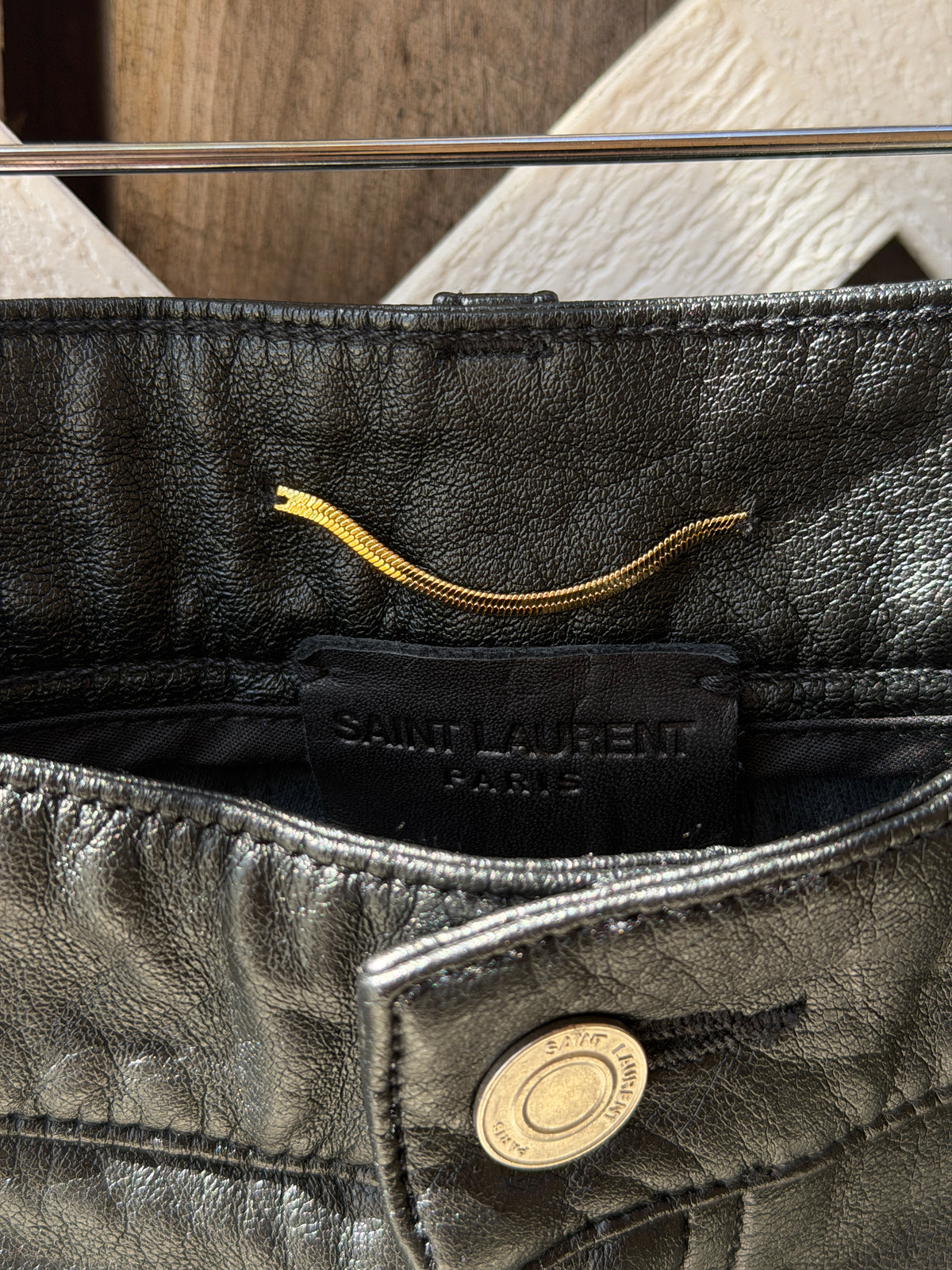 FW13 Saint Laurent x Hedi Slimane Waxed Denim Jeans - IT30