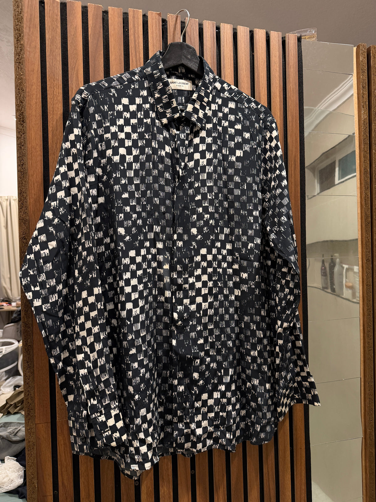 Saint Laurent Checkered Board Shirt - 41