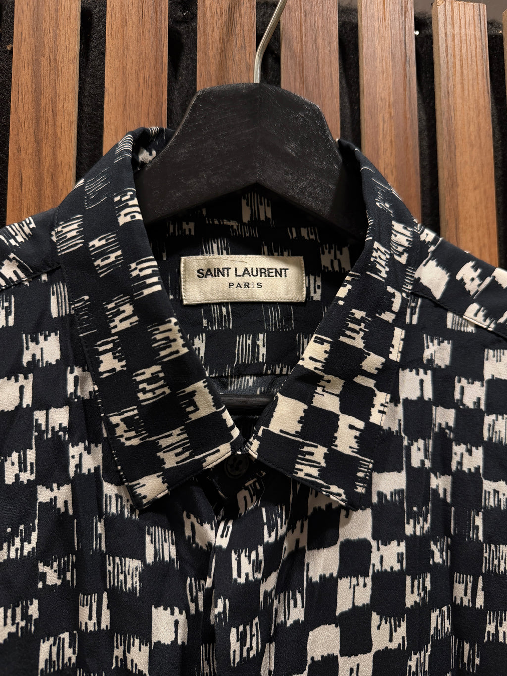 Saint Laurent Checkered Board Shirt - 41