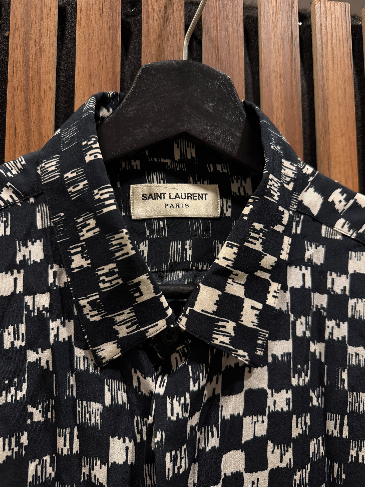 Saint Laurent Checkered Board Shirt - 41