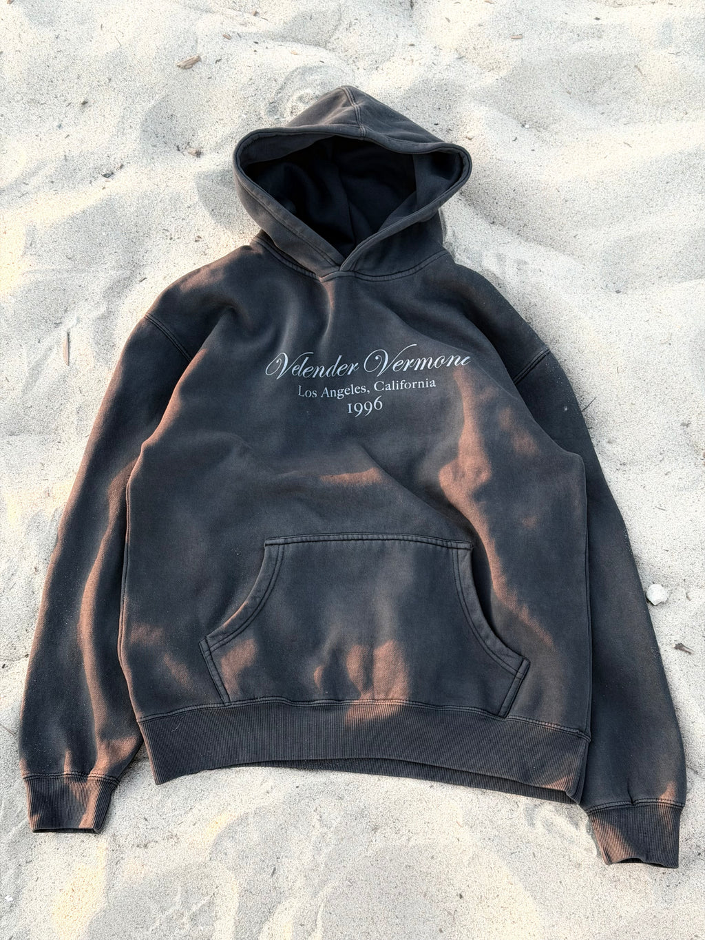 Velender Vermont LA 1996 Hoodie - Ash Black