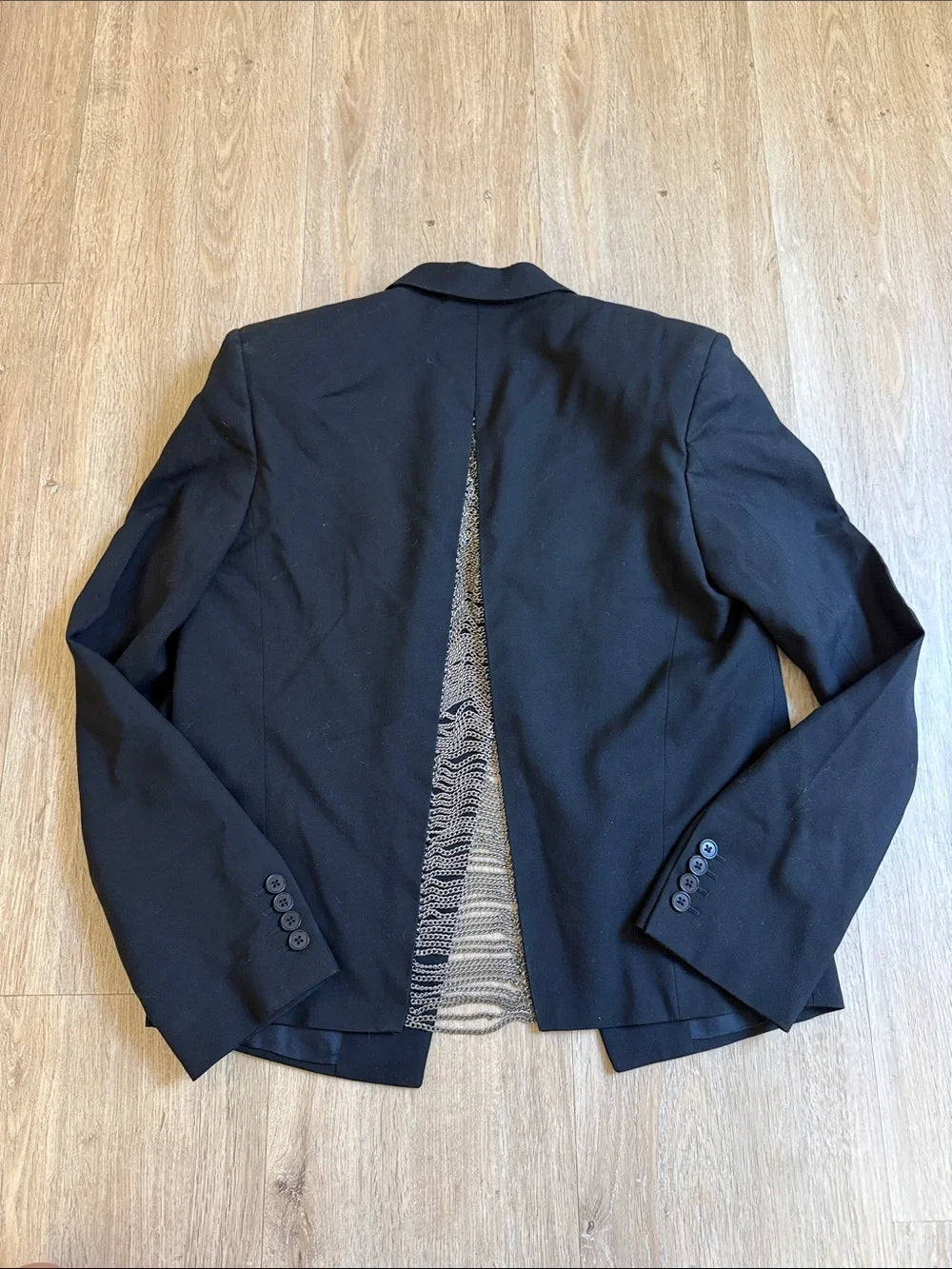 FW13 Saint Laurent x Hedi Slimane Chain Blazer - IT50