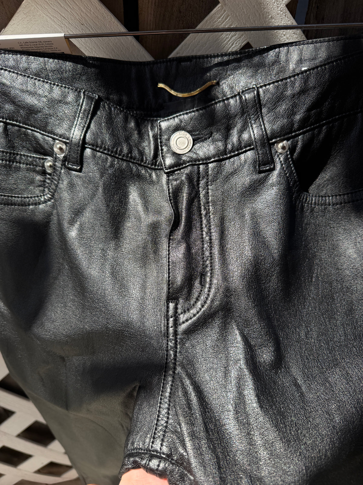 FW13 Saint Laurent x Hedi Slimane Waxed Denim Jeans - IT30