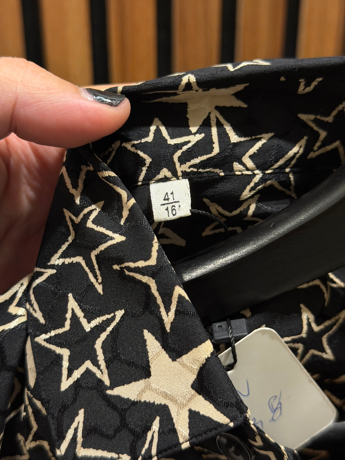 Saint Laurent Star Printed Viscose Shirt - 41