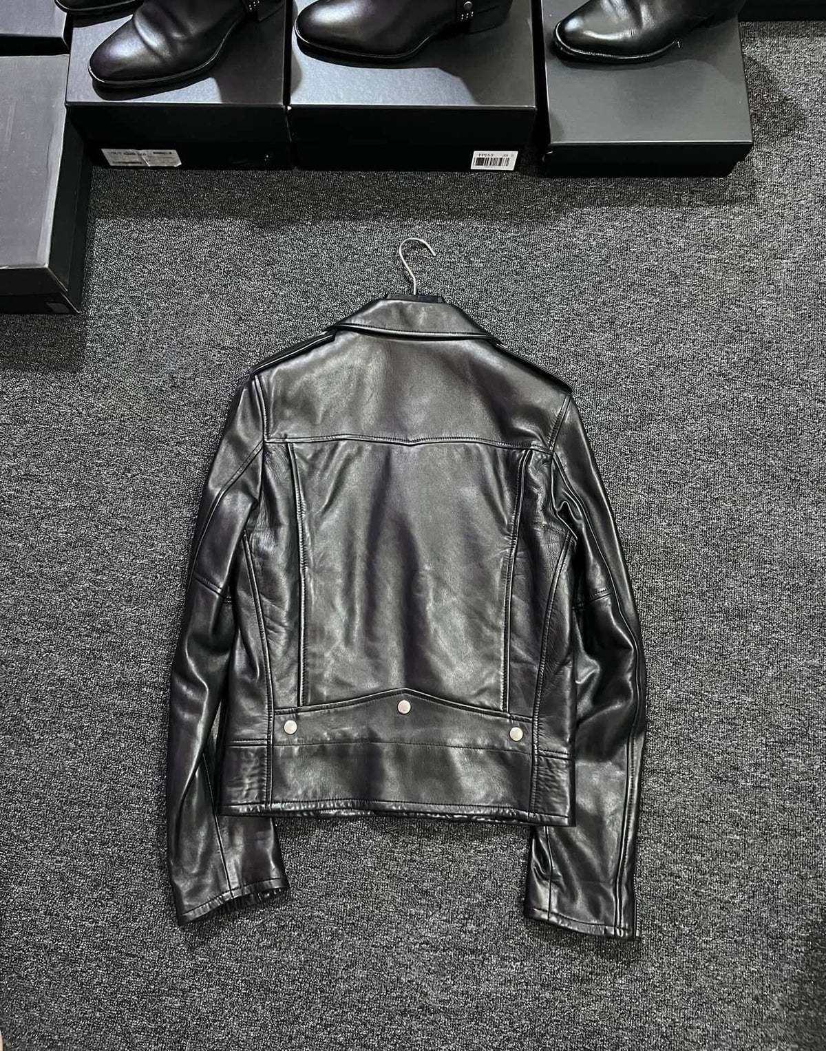 FW16 Saint Laurent x Hedi Slimane YSL L01 Leather Jacket - 44