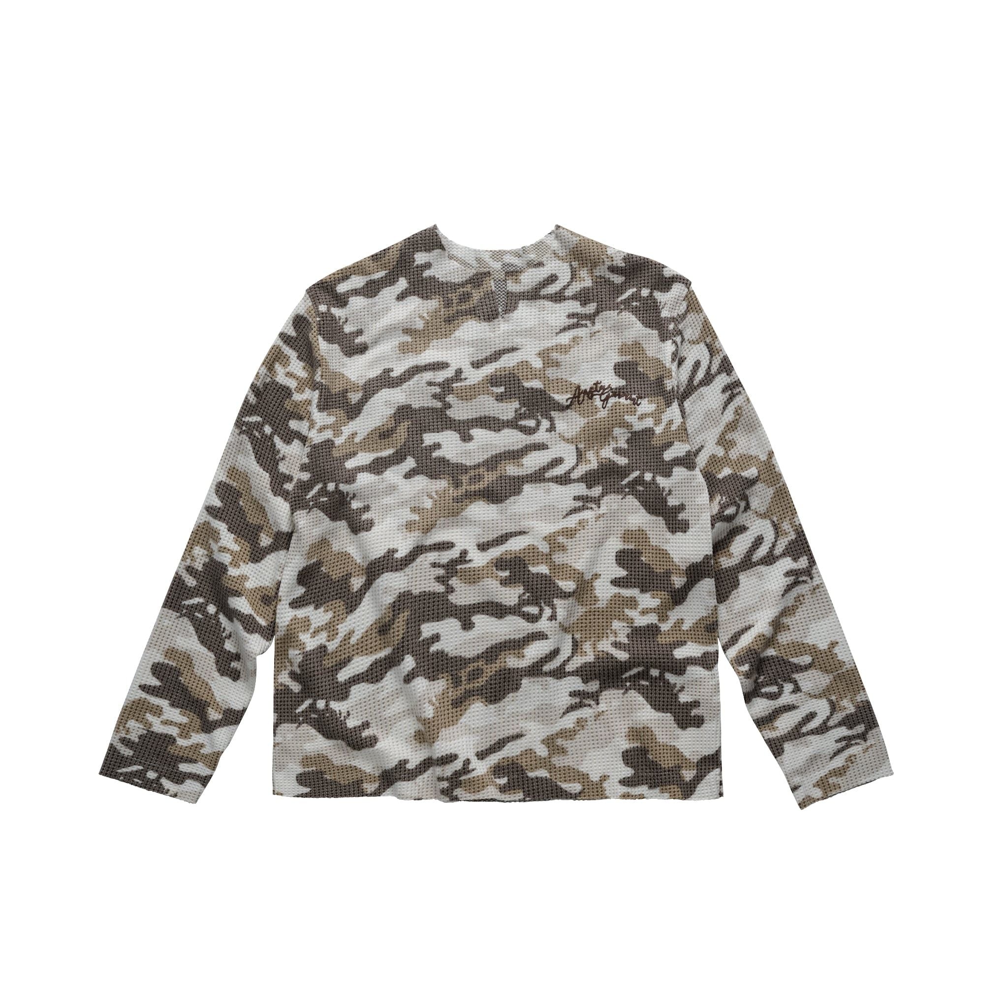 AASTU GARMENT WAFFLE CAMO LONG SLEEVE