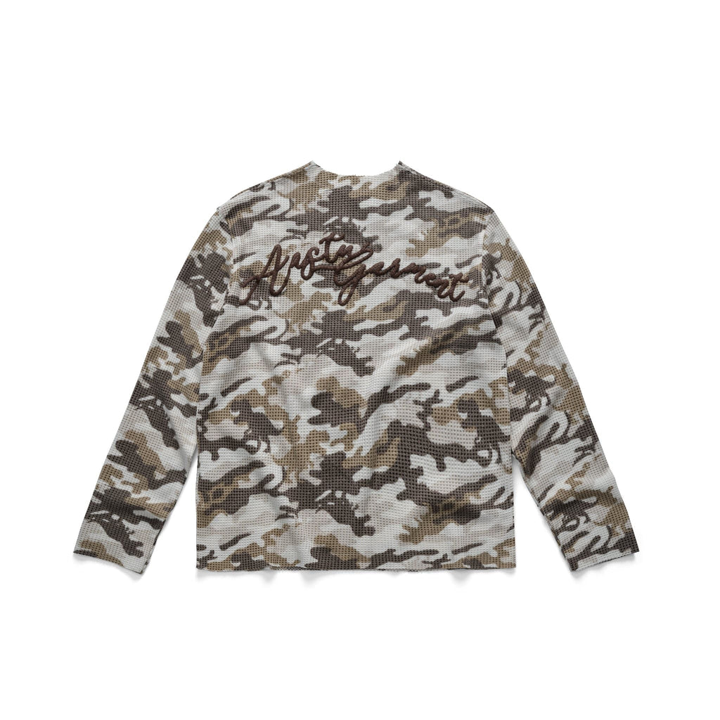 AASTU GARMENT WAFFLE CAMO LONG SLEEVE