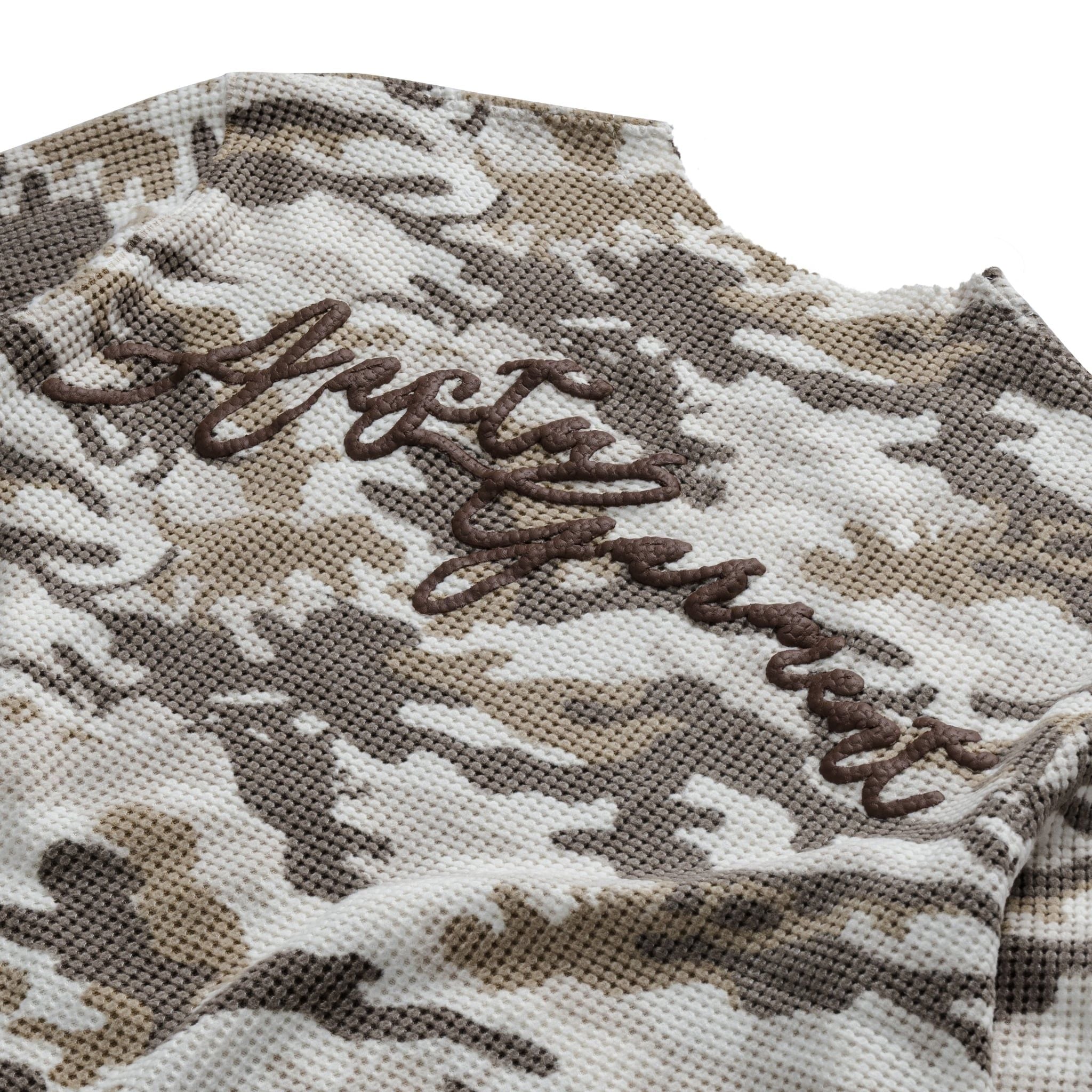 AASTU GARMENT WAFFLE CAMO LONG SLEEVE