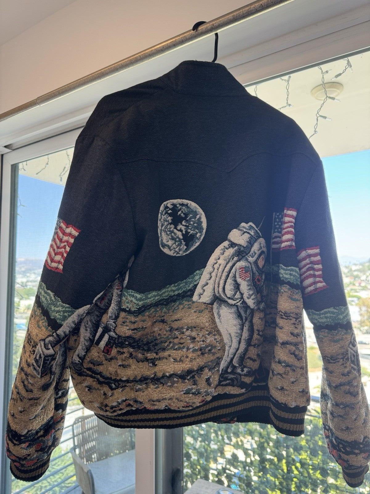 FW15 Saint Laurent x Hedi Slimane Astraunat Embroidered Jacket - IT56
