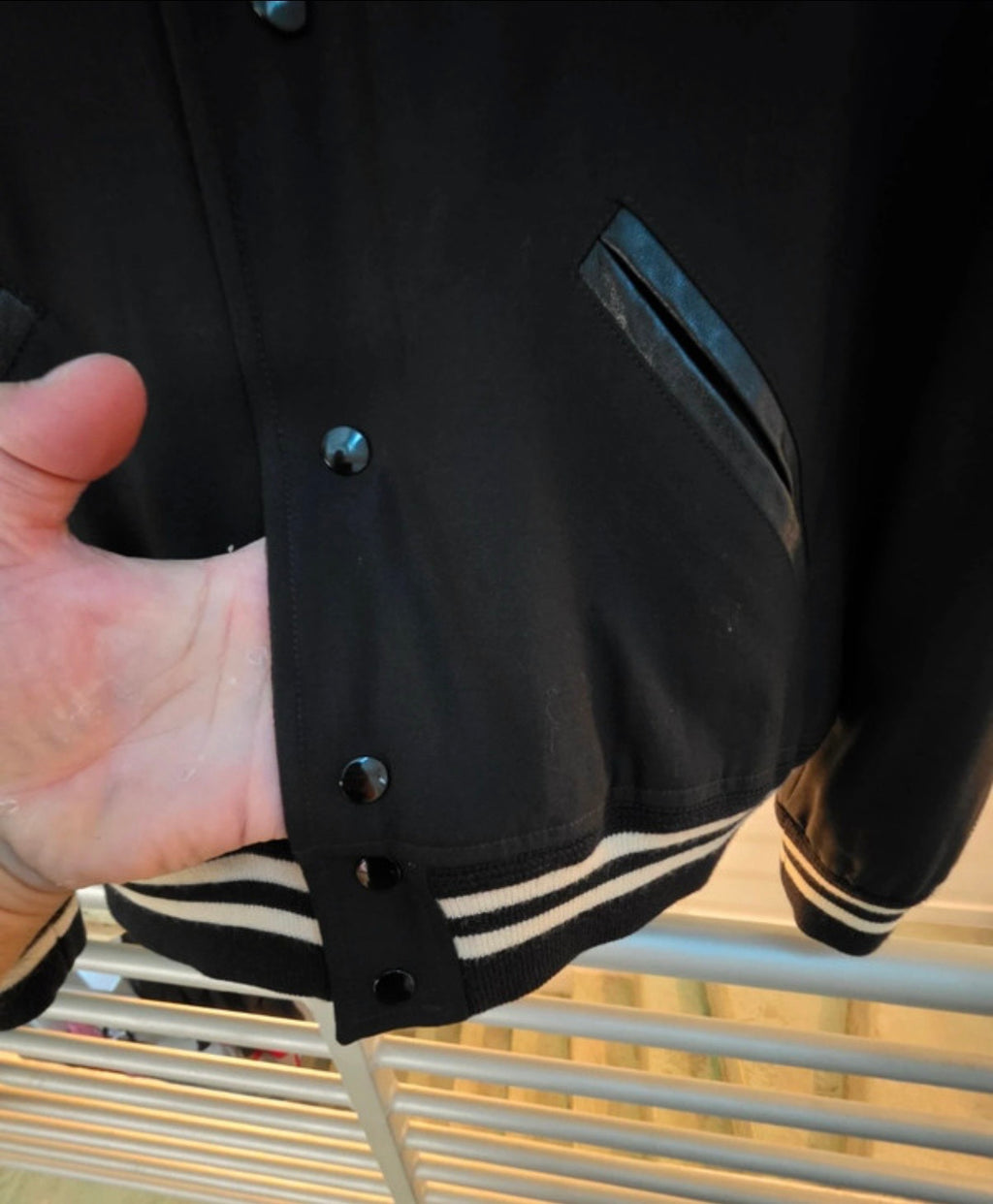 FW15 Saint Laurent x Hedi Slimane Black Teddy - IT52
