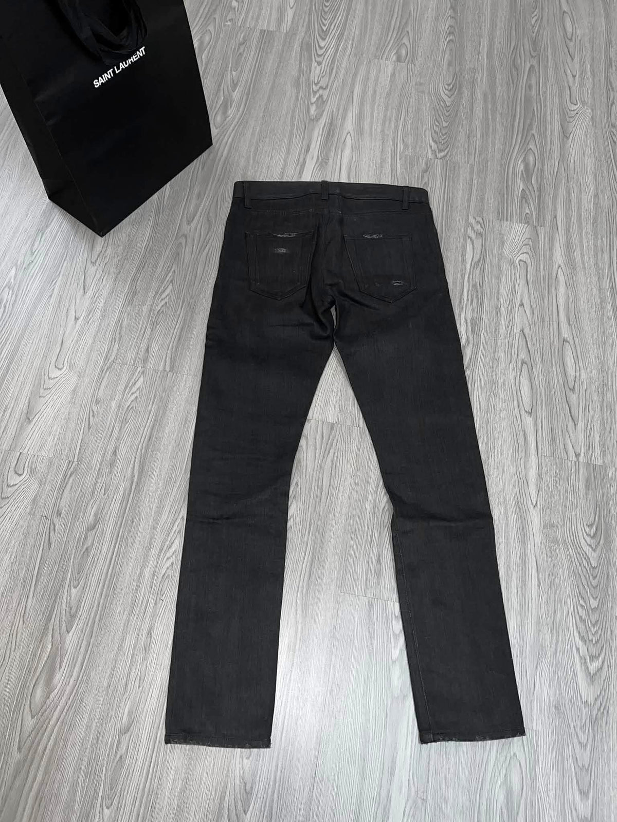 FW15 Saint Laurent x Hedi Slimane Ripped Jeans - 29