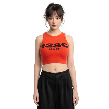138C GALLERY / PASSIONATE LOVE KNIT CROPTOP