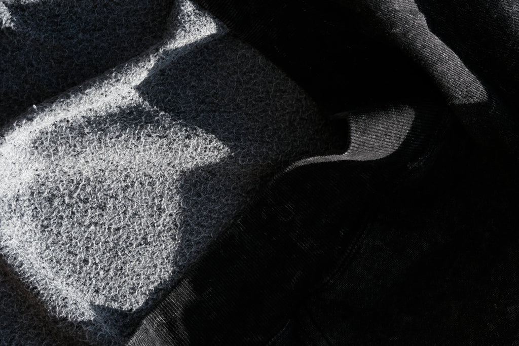 VN BLANKS STONE WASH HOODIE/BLACK