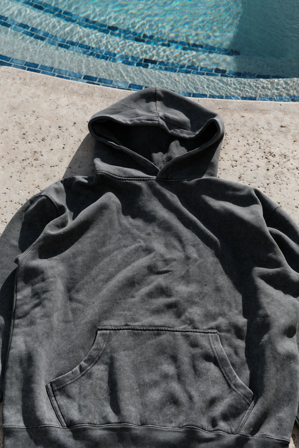 VN BLANKS STONE WASH HOODIE/GREY