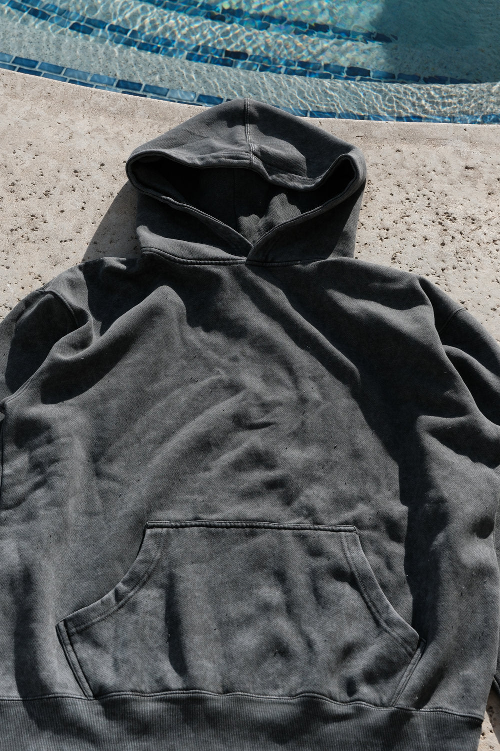 VN BLANKS STONE WASH HOODIE/GREY