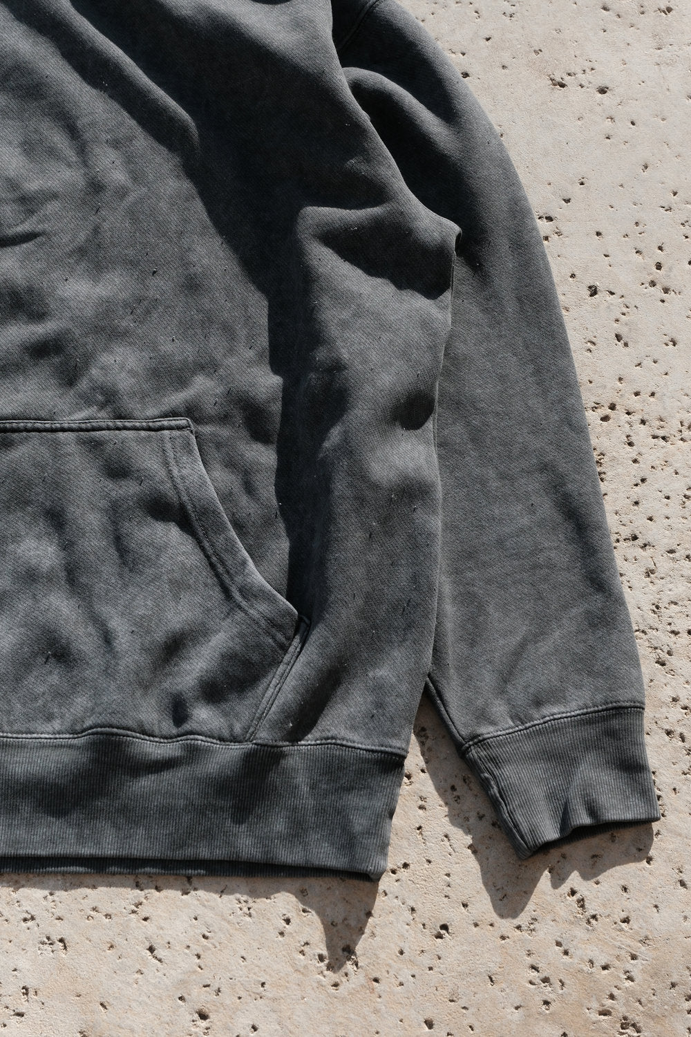 VN BLANKS STONE WASH HOODIE/GREY