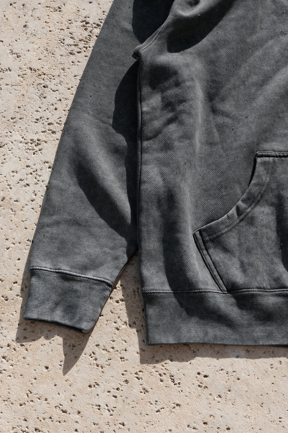 VN BLANKS STONE WASH HOODIE/GREY