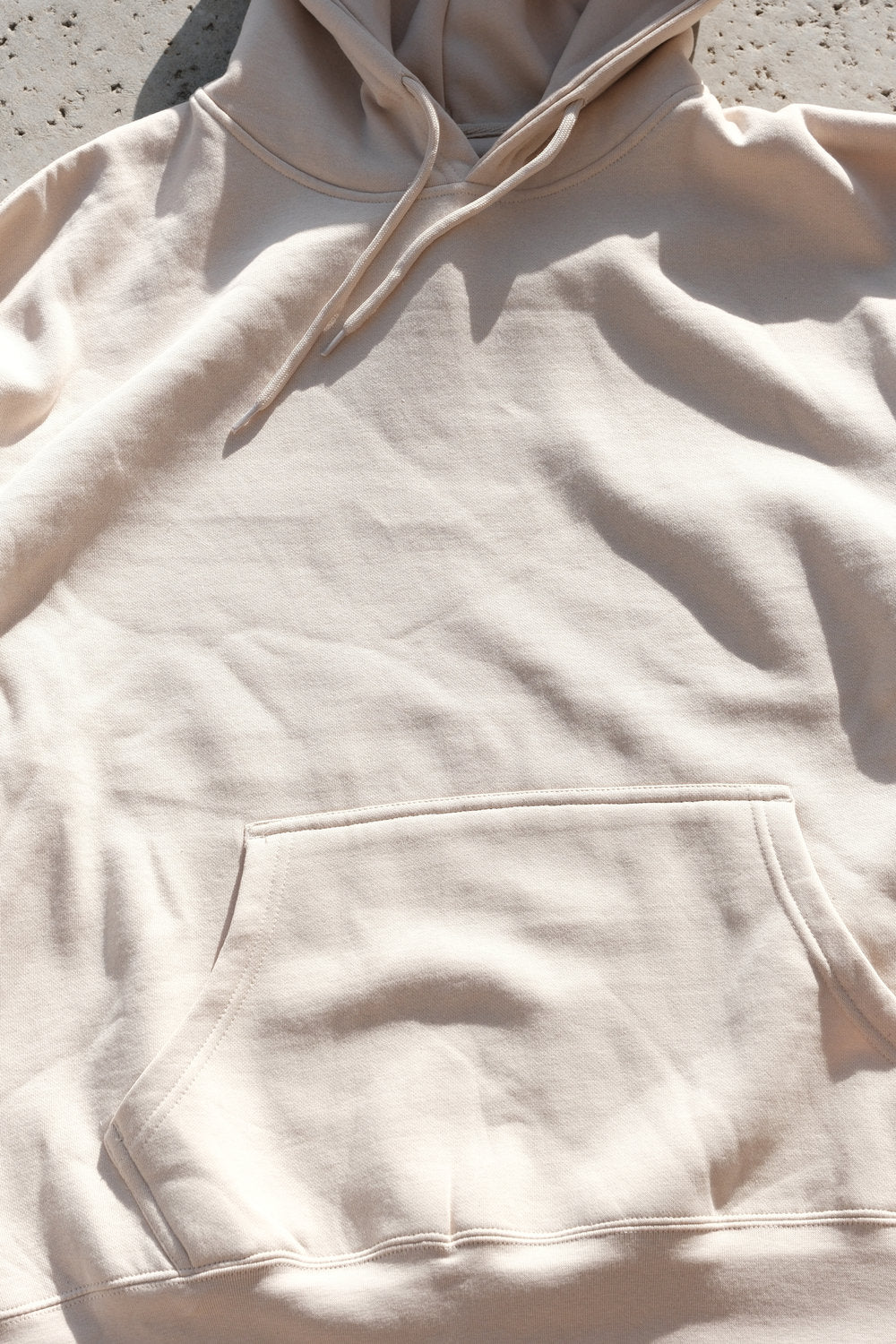 VN BLANKS CORE POCKET HOODIE/LIGHT BEIGE
