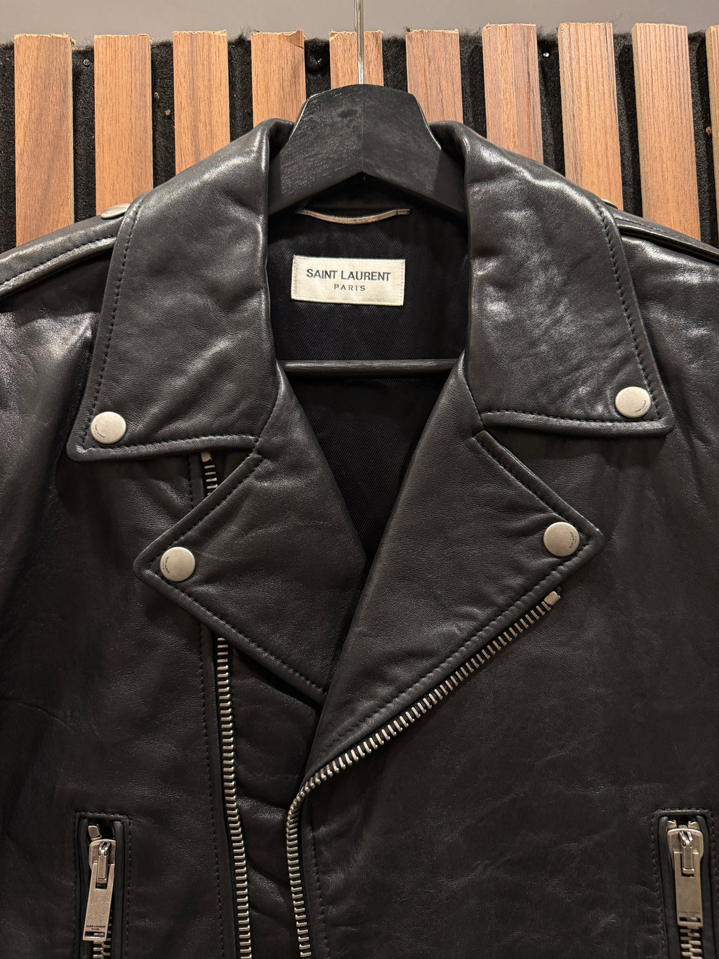 FW19 Saint Laurent L01 Leather Jacket - 46