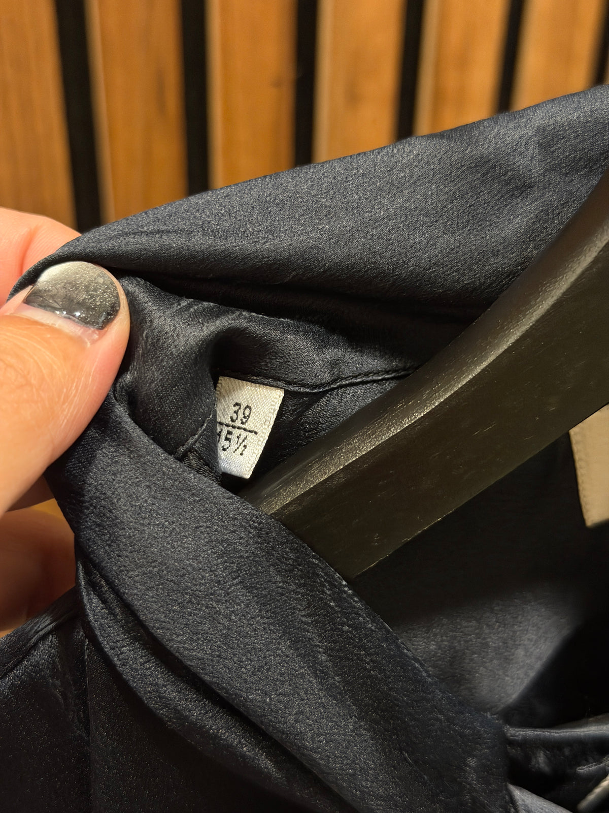 Saint Laurent Bow Tie Silk Shirt - 39