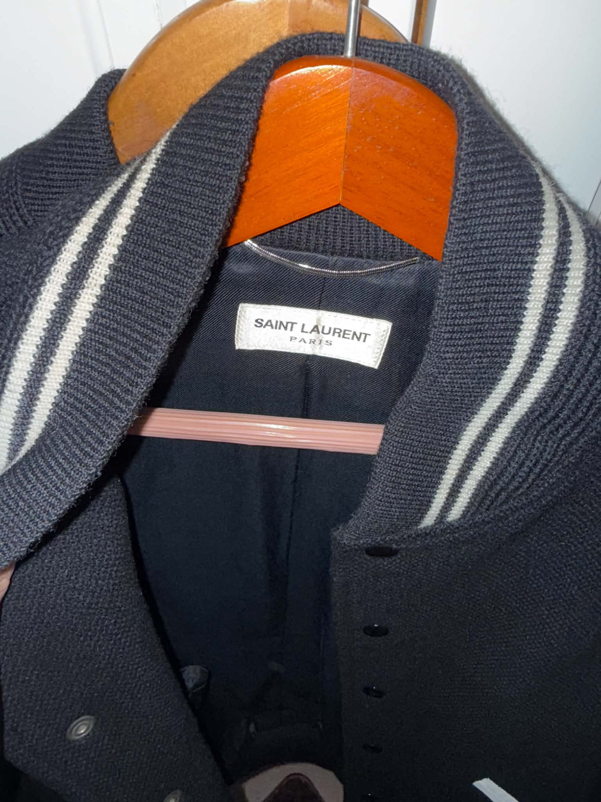 FW14 Saint Laurent x Hedi Slimane Teddy Jacket - 48